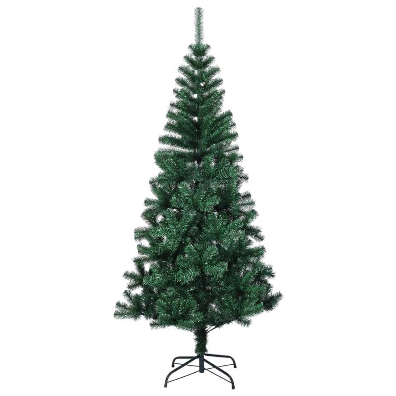 vidaXL Künstlicher Weihnachtsbaum Schillernde Spitzen Grün 180 cm PVC von VIDAXL