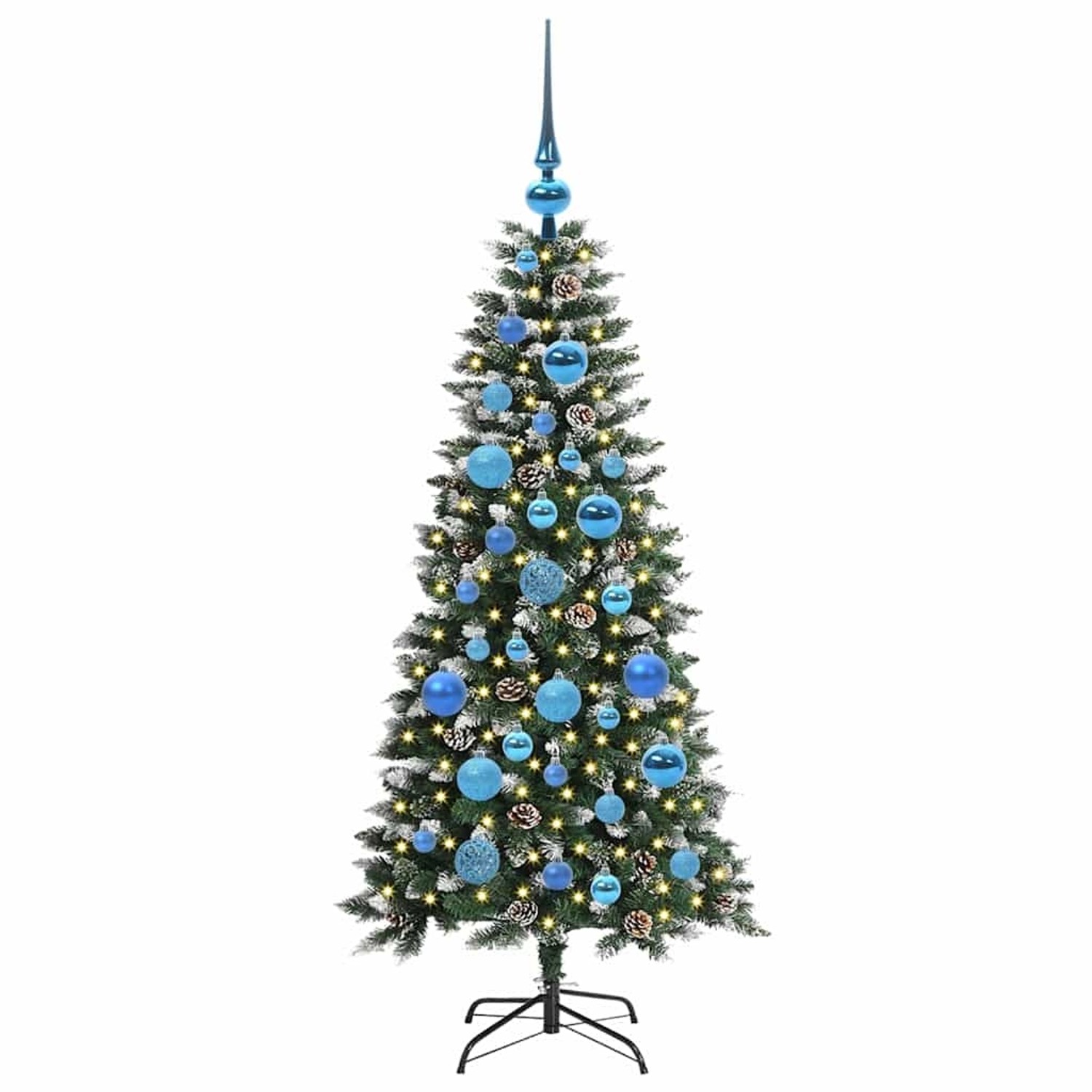 vidaXL Künstlicher Weihnachtsbaum mit 150 LEDs Grün 50 x 50 x 120 cm 3395803 von VIDAXL