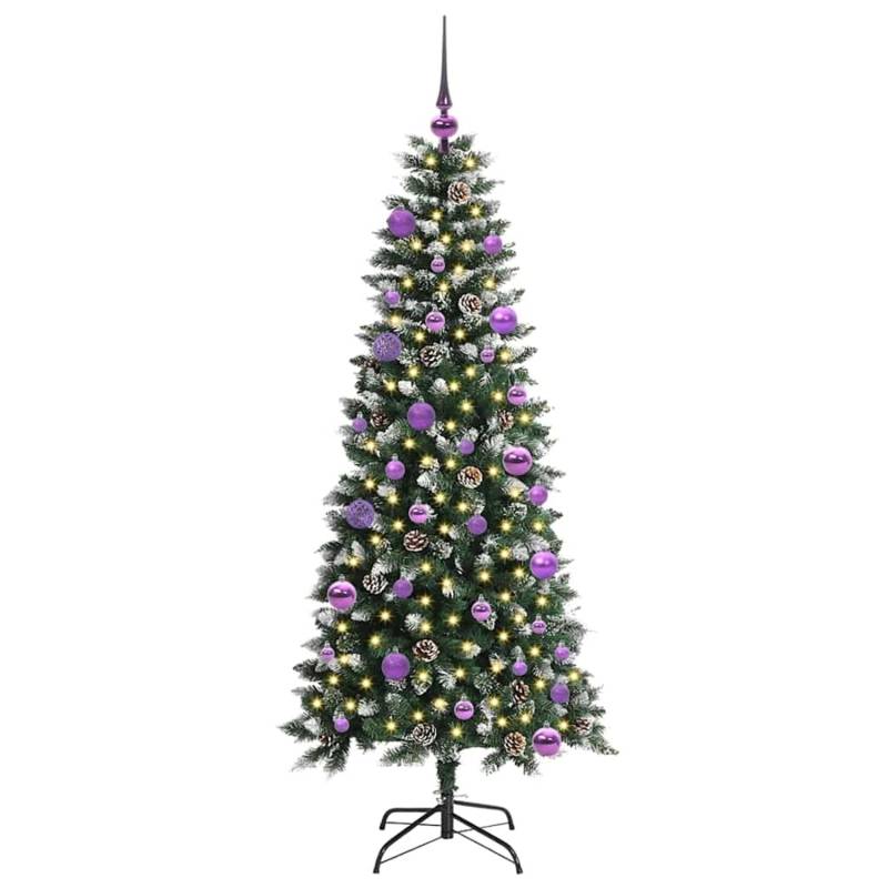 vidaXL Künstlicher Weihnachtsbaum mit 150 LEDs Grün 66 x 66 x 150 cm 3395814 von VIDAXL