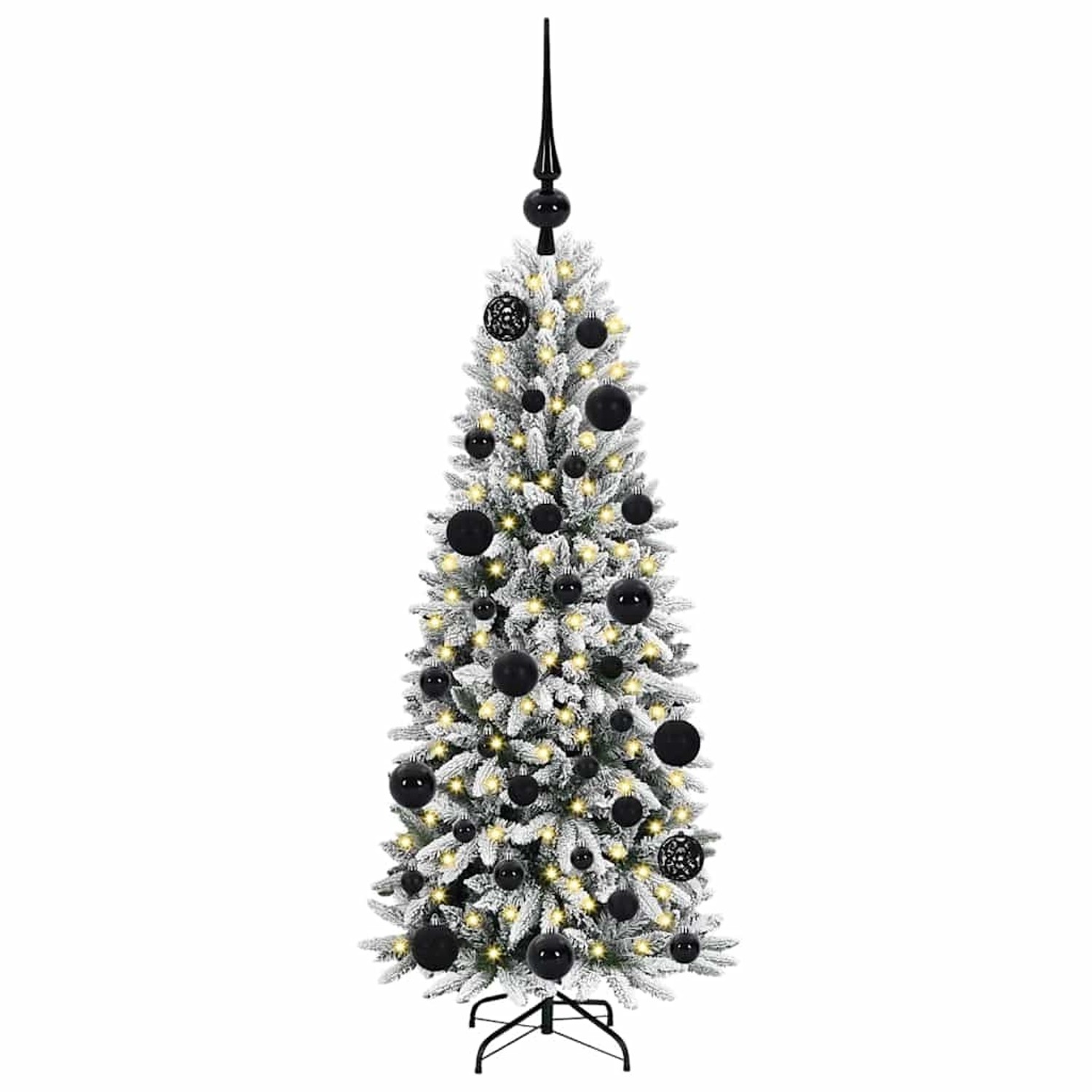 vidaXL Künstlicher Weihnachtsbaum mit 150 LEDs Weiß 53 x 53 x 120 cm 3396022 von VIDAXL