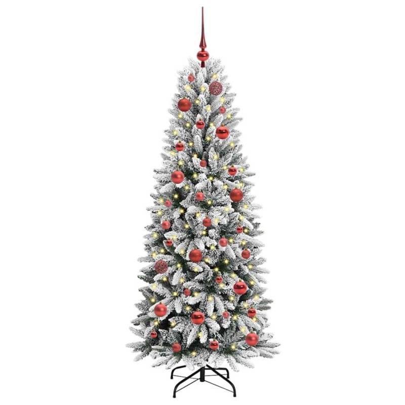 vidaXL Künstlicher Weihnachtsbaum mit 150 LEDs Weiß 63 x 63 x 150 cm 3396033 von VIDAXL