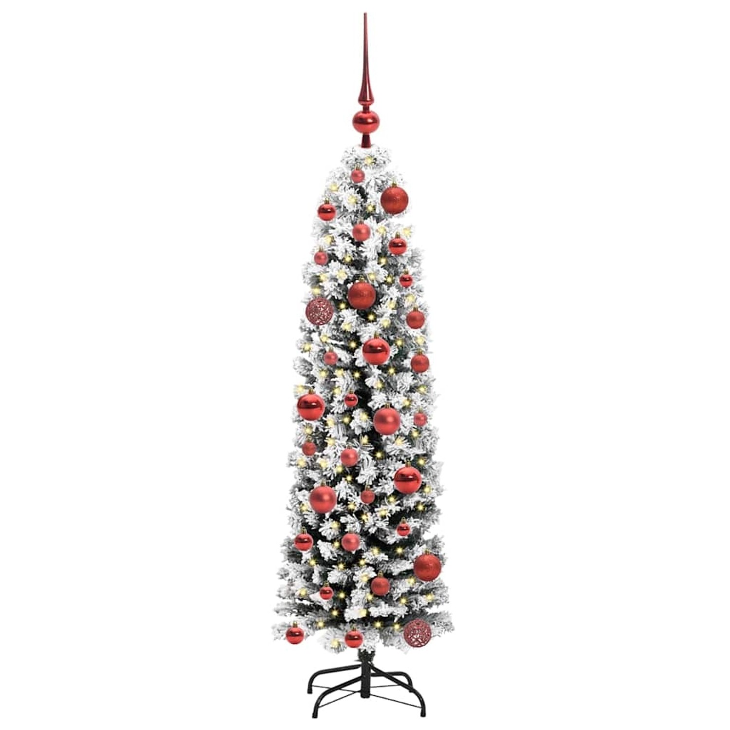 vidaXL Künstlicher Weihnachtsbaum mit 150 LEDs mit Ständer Grün 120 cm 3394996 von VIDAXL