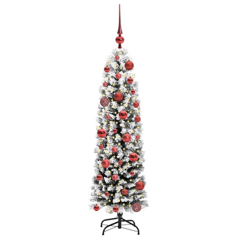 vidaXL Künstlicher Weihnachtsbaum mit 150 LEDs mit Ständer Grün 120 cm 3394996 von VIDAXL