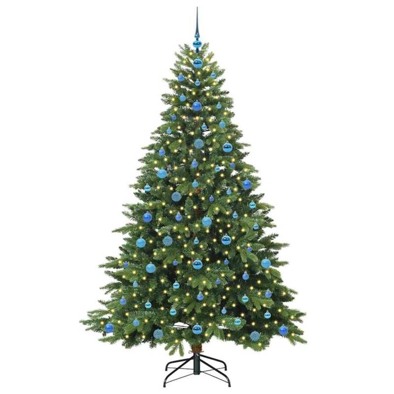 vidaXL Künstlicher Weihnachtsbaum mit 300 LEDs Grün 210 cm PE und PVC 3397569 von VIDAXL