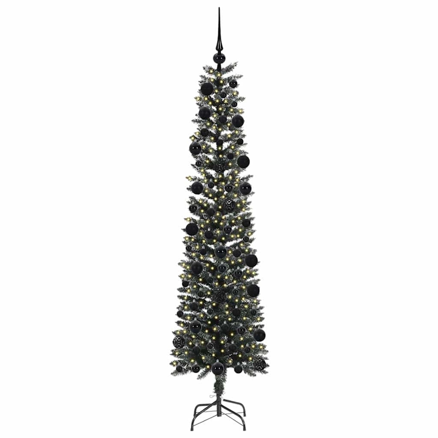 vidaXL Künstlicher Weihnachtsbaum mit 300 LEDs Grün 58 x 58 x 210 cm 3395953 von VIDAXL
