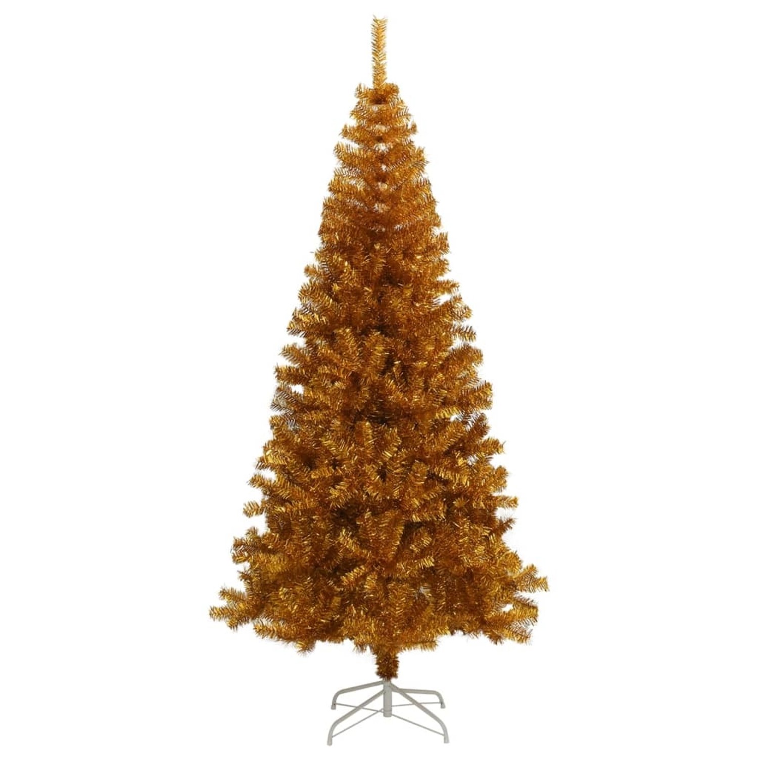 vidaXL Künstlicher Weihnachtsbaum mit Ständer Golden 240 cm PET vidaXL Künstlicher Weihnachtsbaum mit Ständer Golden 240 cm PET von VIDAXL