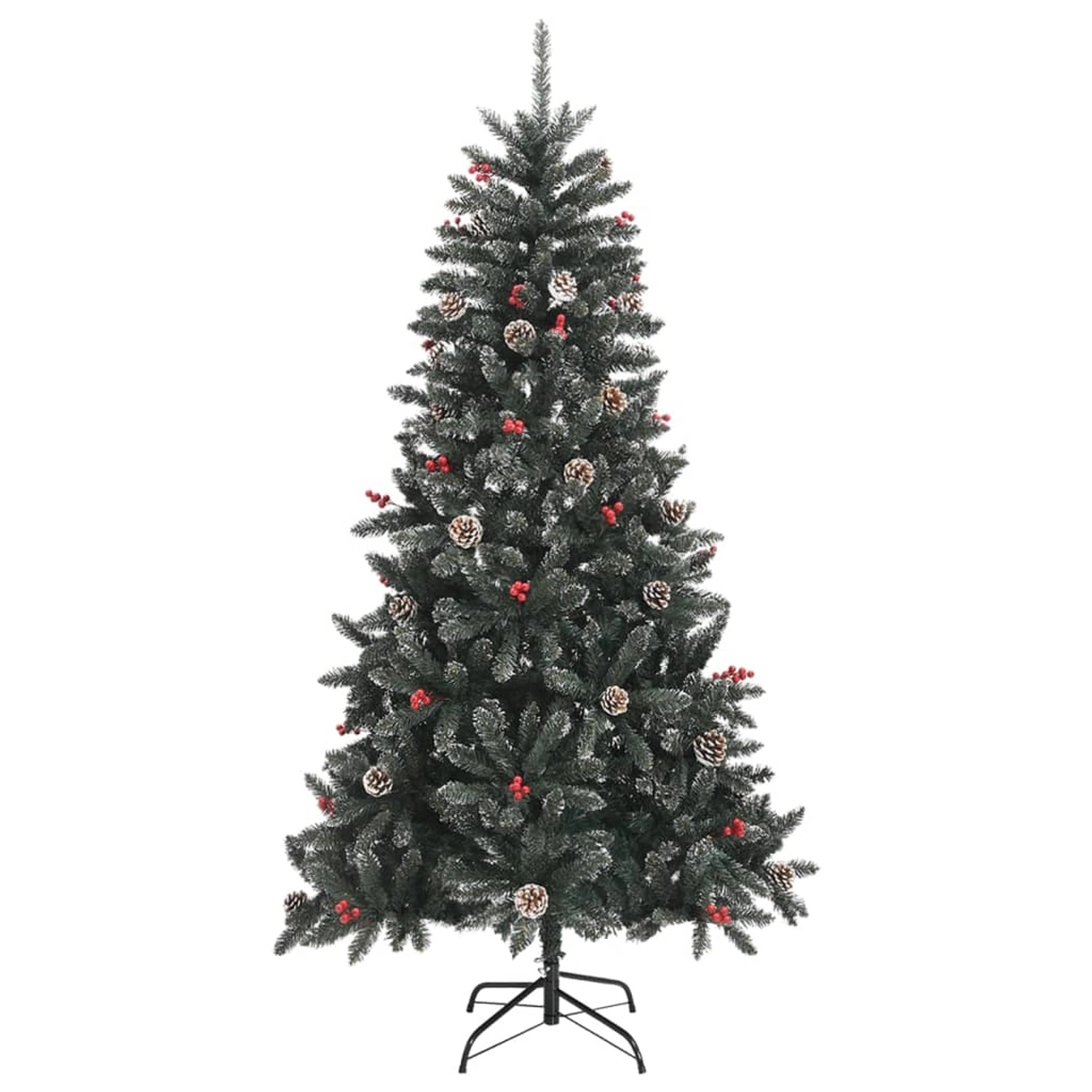 vidaXL Künstlicher Weihnachtsbaum mit Ständer Grün 180 cm PVC vidaXL Künstlicher Weihnachtsbaum mit Ständer Grün 180 cm PVC von VIDAXL