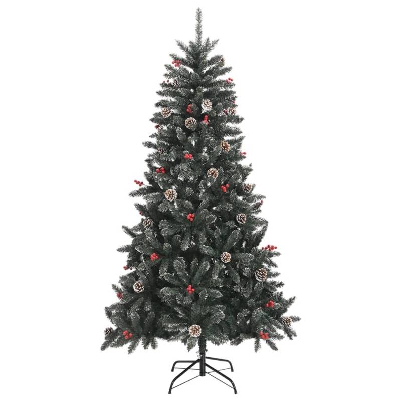 vidaXL Künstlicher Weihnachtsbaum mit Ständer Grün 180 cm PVC von VIDAXL