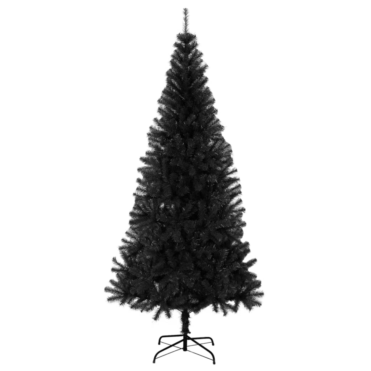 vidaXL Künstlicher Weihnachtsbaum mit Ständer Schwarz 210 cm PVC vidaXL Künstlicher Weihnachtsbaum mit Ständer Schwarz 210 cm PVC von VIDAXL