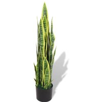 Vidaxl - Künstliche Sansevieria Bogenhanf mit Topf 90 cm Grün von VIDAXL
