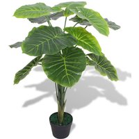 Bonnevie - Künstliche Taro Pflanze mit Topf 85 cm Grün vidaXL615975 von BONNEVIE