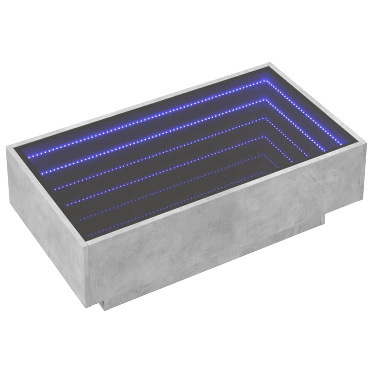 vidaXL LED-Couchtisch Betongrau 90x50x30 cm Holzwerkstoff 847521 vidaXL LED-Couchtisch Betongrau 90x50x30 cm Holzwerkstoff 847521 von VIDAXL
