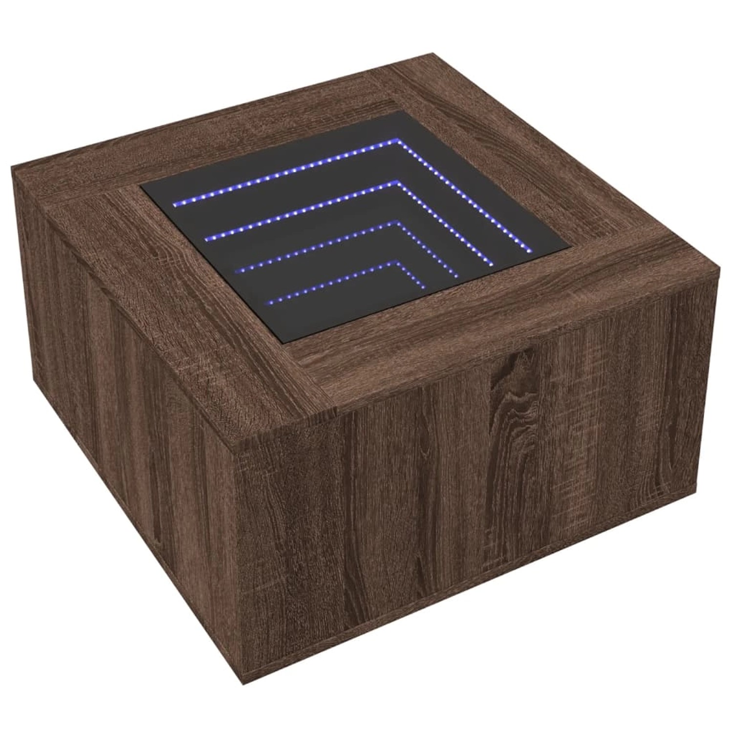 vidaXL LED-Couchtisch Braun Eichen-Optik 60x60x40 cm Holzwerkstoff 847573 vidaXL LED-Couchtisch Braun Eichen-Optik 60x60x40 cm Holzwerkstoff 847573 von VIDAXL