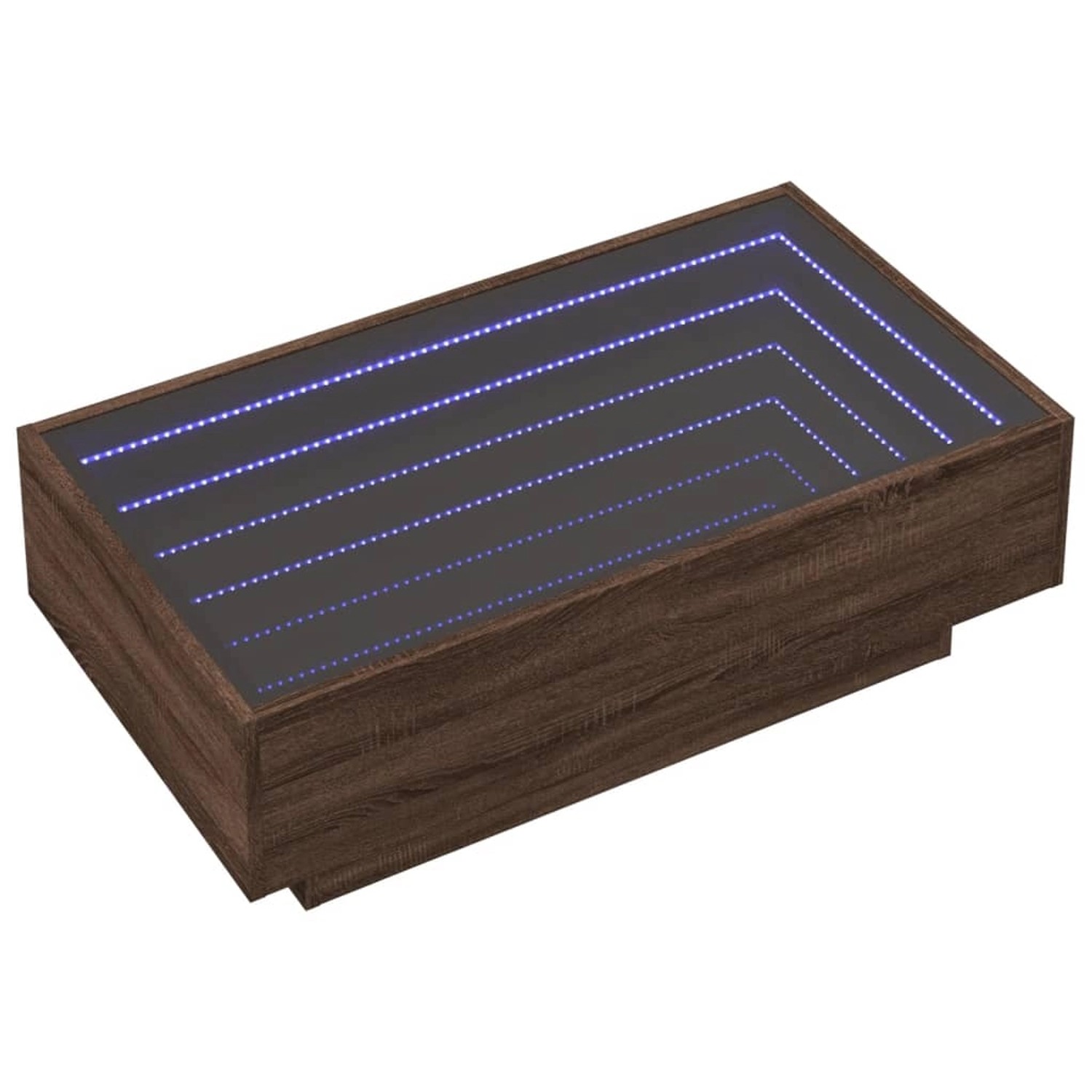 vidaXL LED-Couchtisch Braun Eichen-Optik 90x50x30 cm Holzwerkstoff 847524 vidaXL LED-Couchtisch Braun Eichen-Optik 90x50x30 cm Holzwerkstoff 847524 von VIDAXL