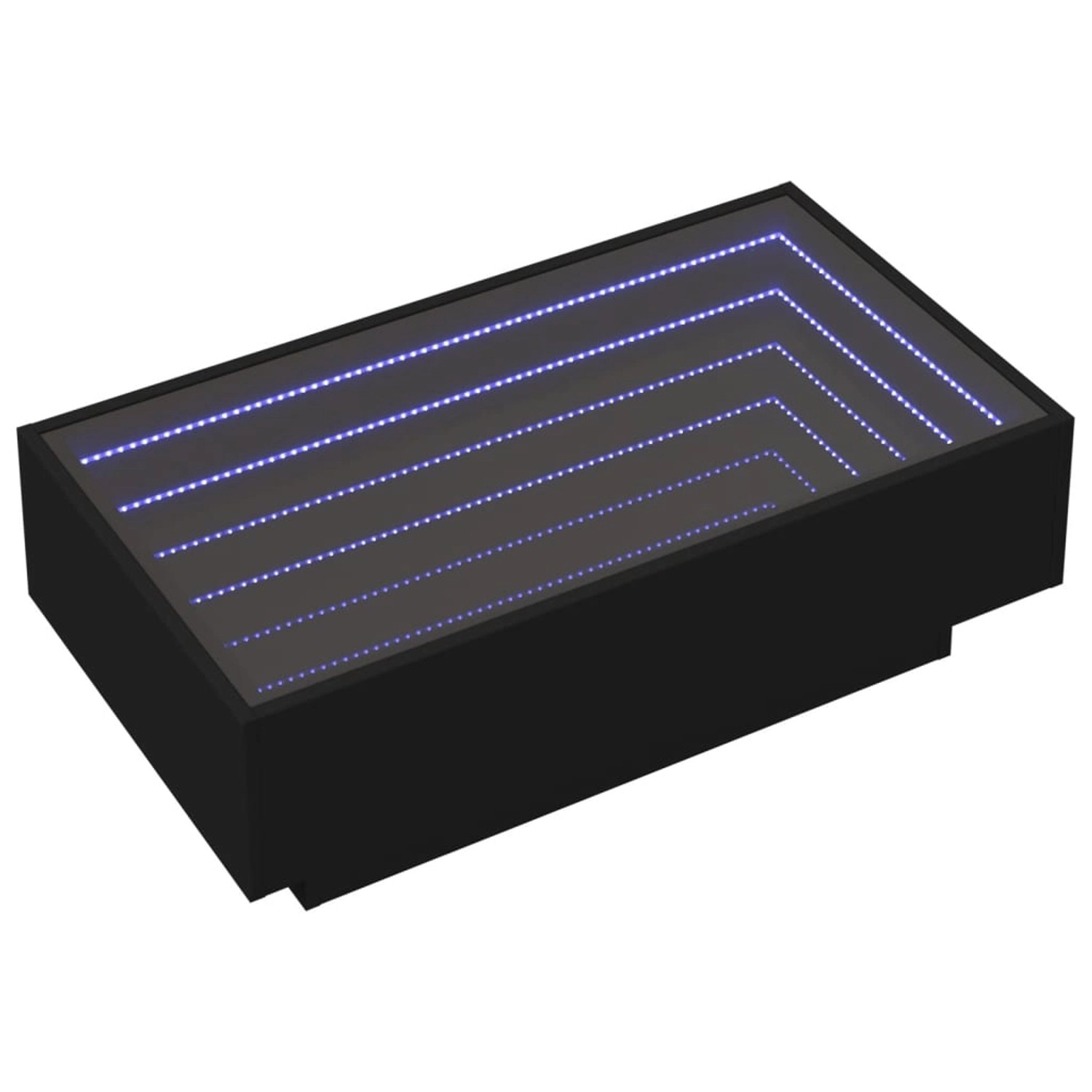 vidaXL LED-Couchtisch Schwarz 90x50x30 cm Holzwerkstoff 847519 vidaXL LED-Couchtisch Schwarz 90x50x30 cm Holzwerkstoff 847519 von VIDAXL