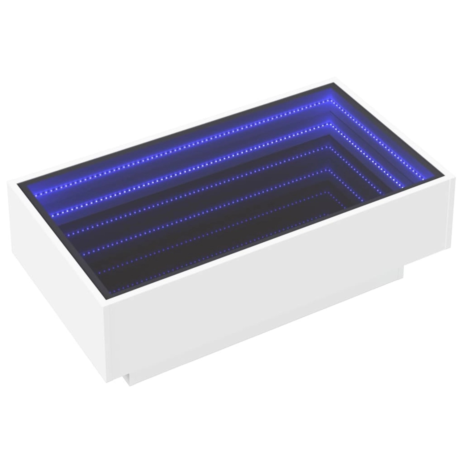 vidaXL LED-Couchtisch Weiß 90x50x30 cm Holzwerkstoff 847518 vidaXL LED-Couchtisch Weiß 90x50x30 cm Holzwerkstoff 847518 von VIDAXL