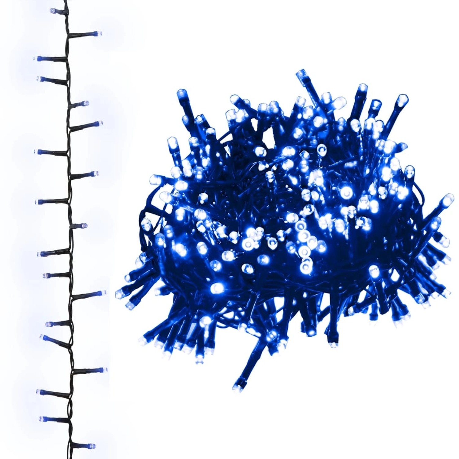 vidaXL LED-Lichterkette mit 1000 LEDs Blau 25 m PVC 343261 von VIDAXL