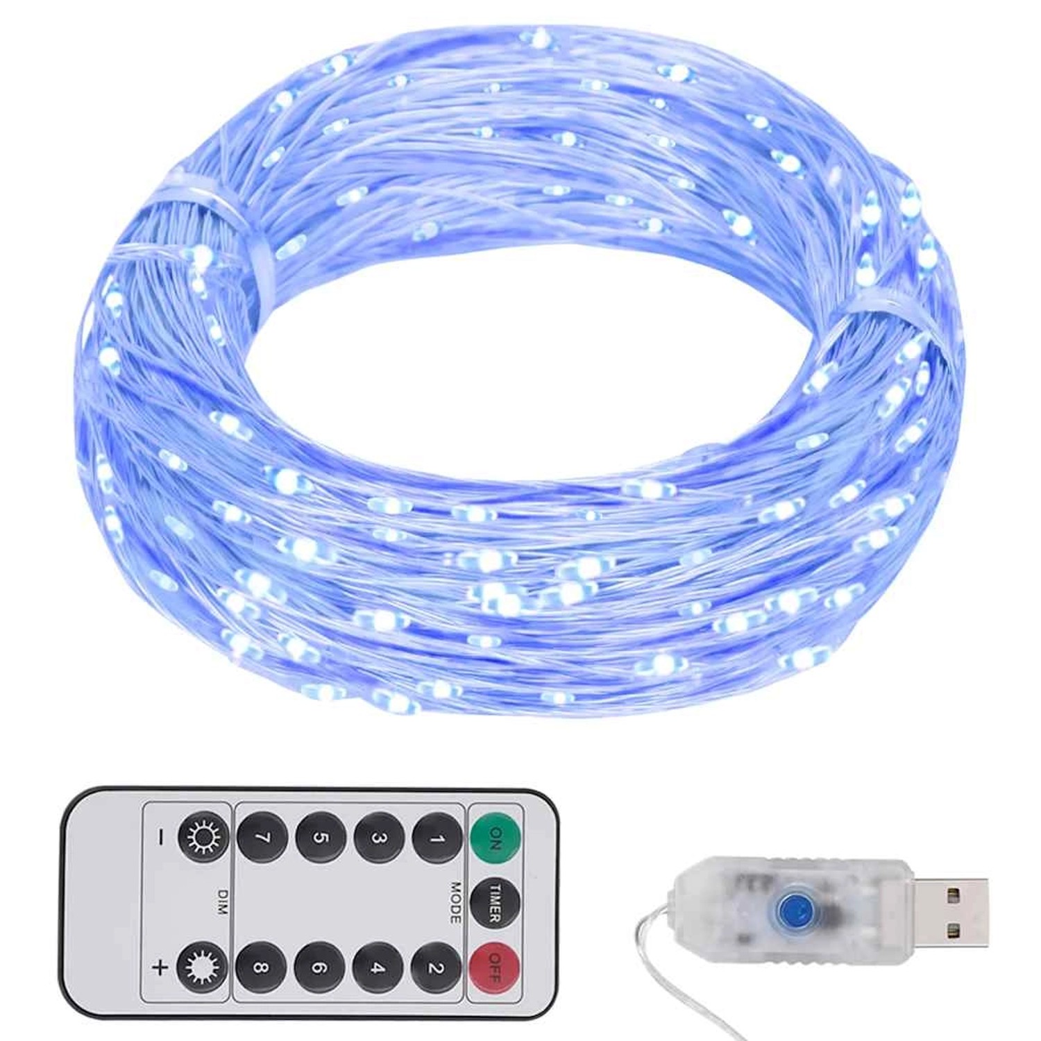 vidaXL LED-Lichterkette mit 150 LEDs Blau 15 m 330052 von VIDAXL