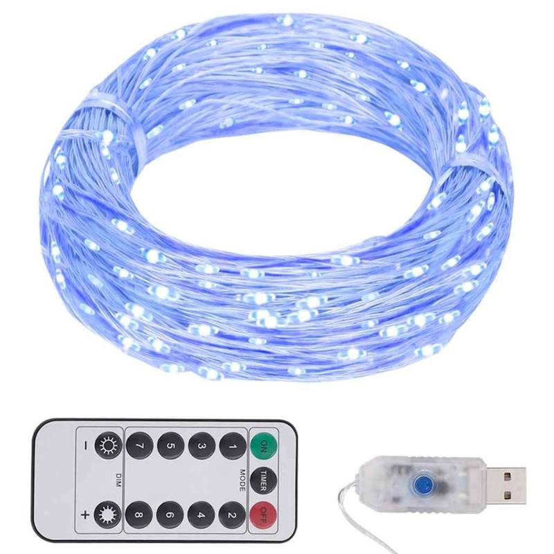 vidaXL LED-Lichterkette mit 300 LEDs Blau 30 m 330053 vidaXL LED-Lichterkette mit 300 LEDs Blau 30 m 330053 von VIDAXL