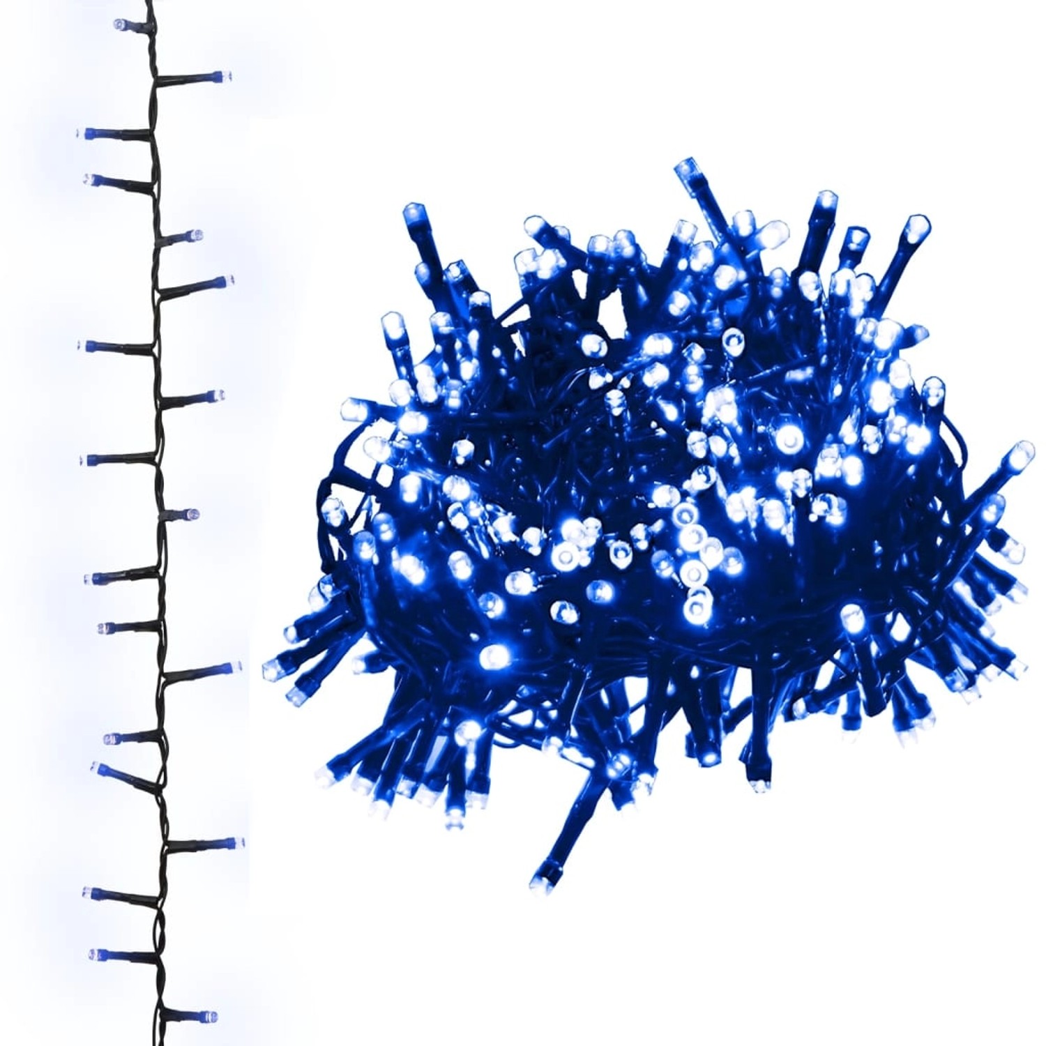 vidaXL LED-Lichterkette mit 3000 LEDs Blau 65 m PVC 343271 von VIDAXL