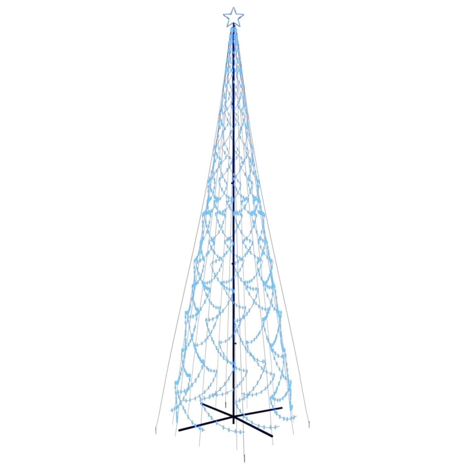 vidaXL LED-Weihnachtsbaum Kegelform Blau 3000 LEDs 230x800 cm vidaXL LED-Weihnachtsbaum Kegelform Blau 3000 LEDs 230x800 cm von VIDAXL