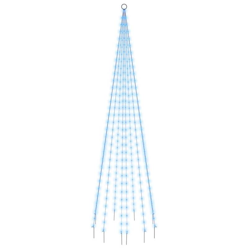 vidaXL LED-Weihnachtsbaum für Fahnenmast Blau 310 LEDs 300 cm 343524 von VIDAXL