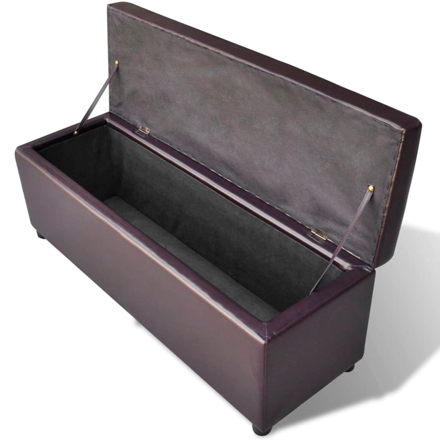 vidaXL Lange Aufbewahrungsbank Holz Brown vidaXL Lange Aufbewahrungsbank Holz Brown von VIDAXL