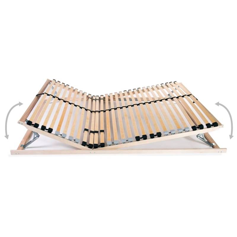 vidaXL Lattenrost mit 28 Latten 7 Zonen 100 x 200 cm605888 von VIDAXL