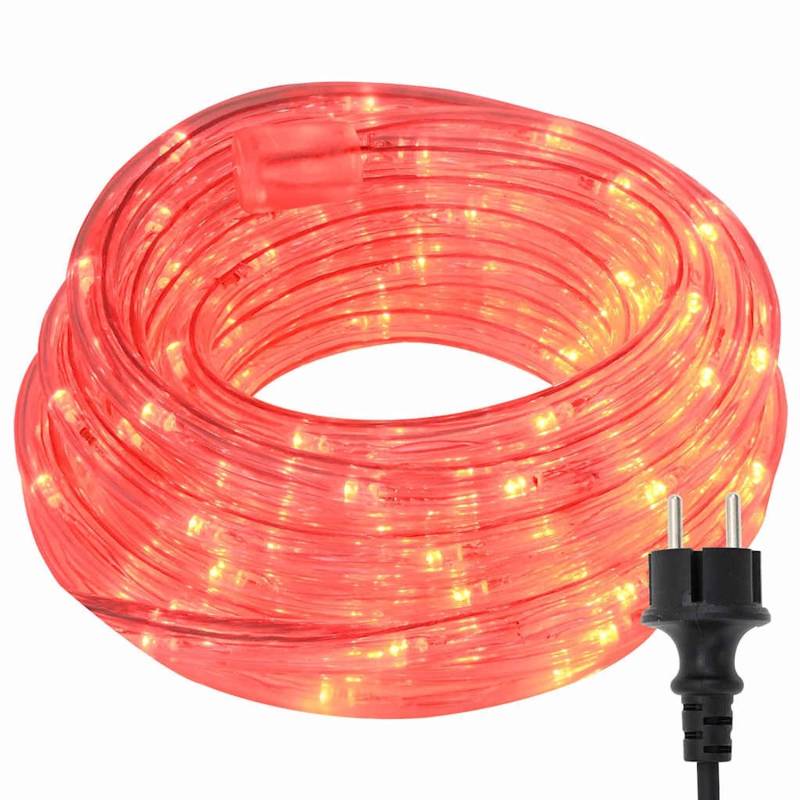 vidaXL Lichtseil mit 2400 LEDs Rot 100 m PVC 42018933 vidaXL Lichtseil mit 2400 LEDs Rot 100 m PVC 42018933 von VIDAXL