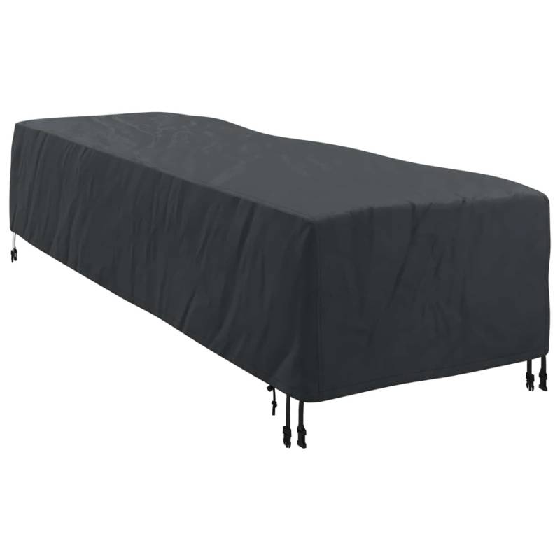 vidaXL Loungerhülle Uni Schwarz 74 x 210 x 40 cm Stoff 4105904 vidaXL Loungerhülle Uni Schwarz 74 x 210 x 40 cm Stoff 4105904 von VIDAXL