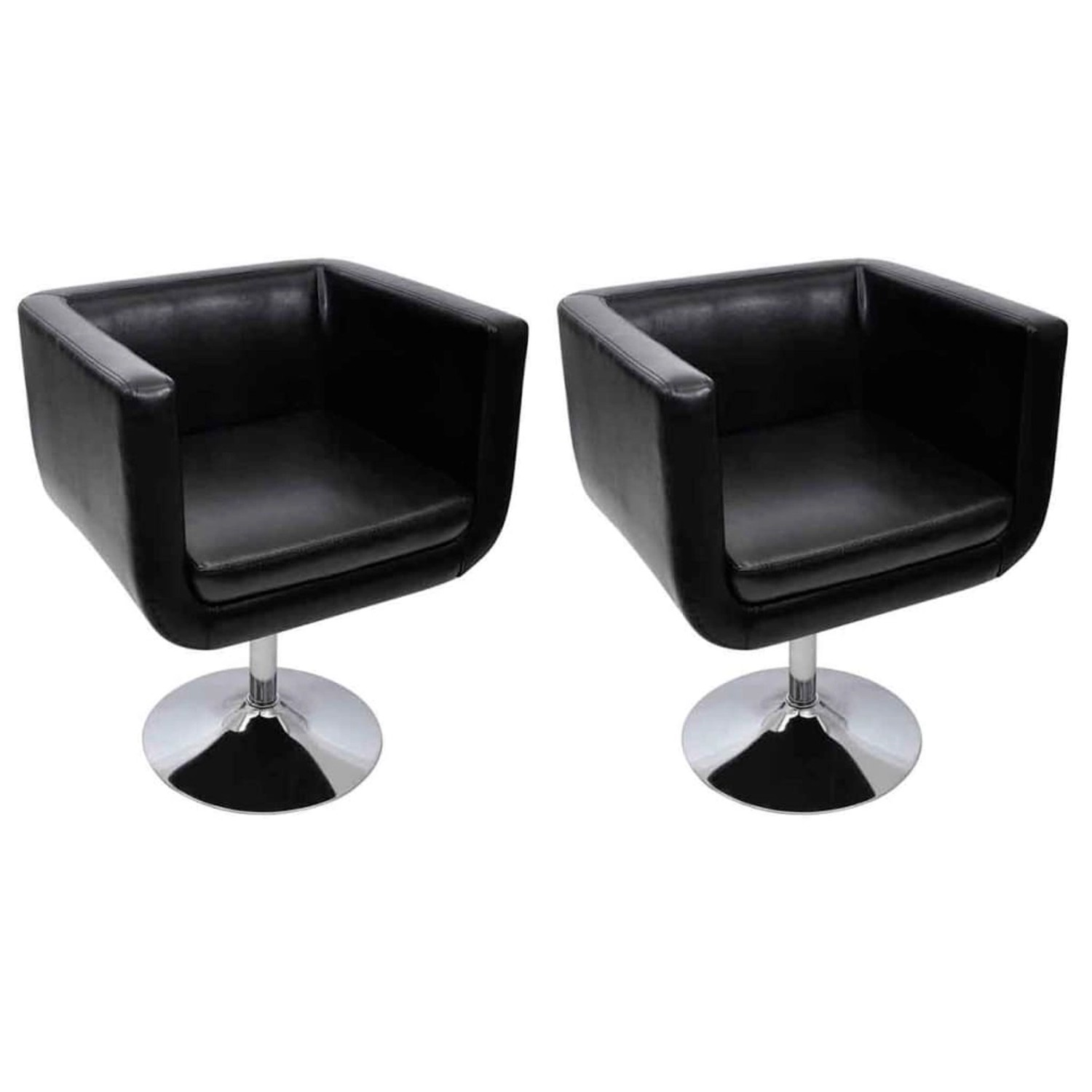 vidaXL Loungesessel 2 Stk Kunstleder Schwarz vidaXL Loungesessel 2 Stk Kunstleder Schwarz von VIDAXL