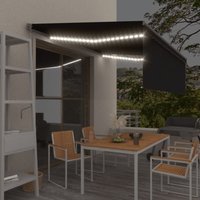 vidaXL Markise Automatisch mit Rollo LED Windsensor 4x3m Anthrazit vidaXL Markise Automatisch mit Rollo LED Windsensor 4x3m Anthrazit von VIDAXL