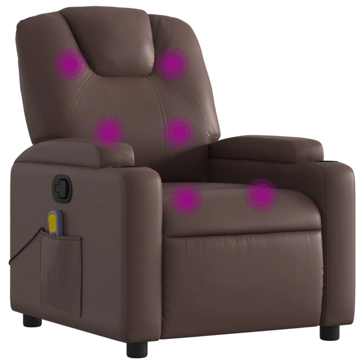 vidaXL Massagesessel Braun Kunstleder Modell 5 von VIDAXL