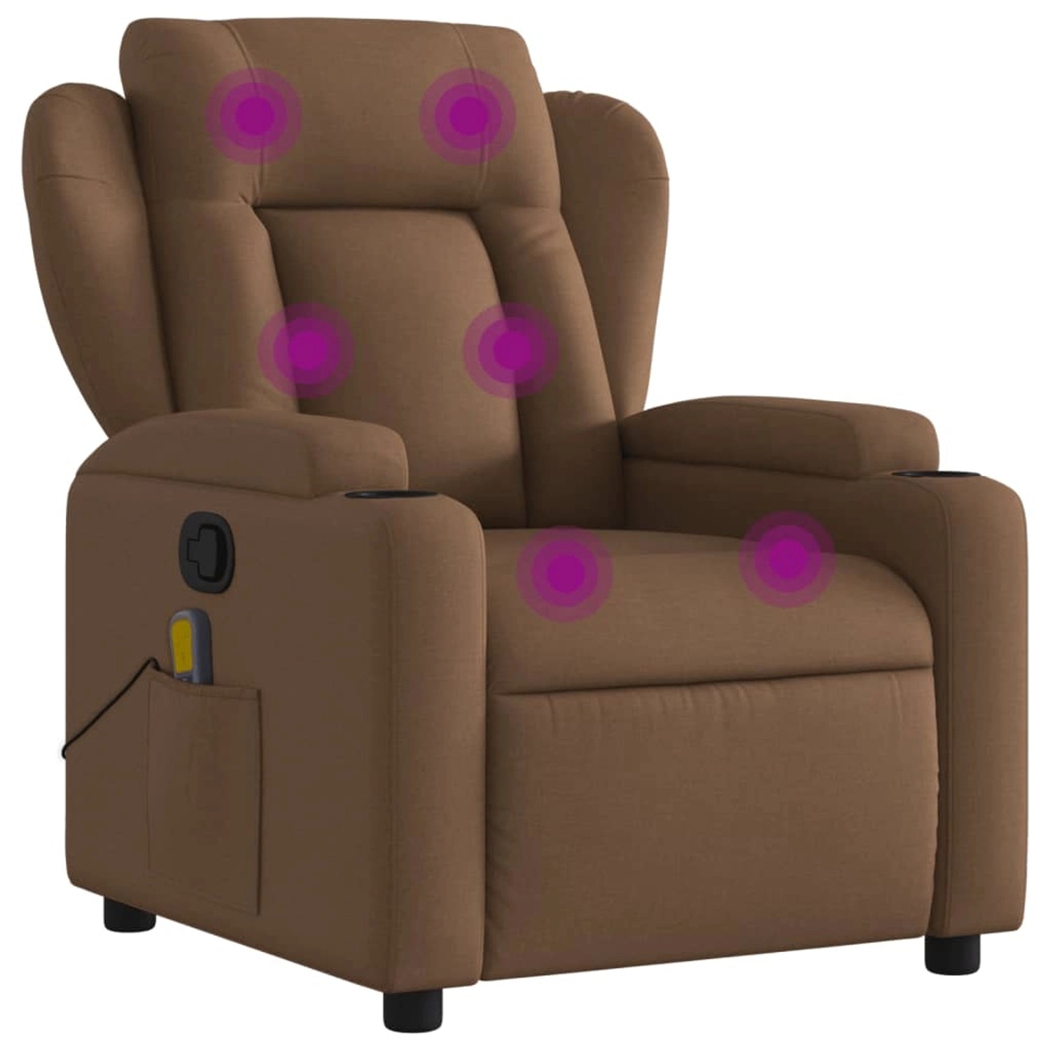 vidaXL Massagesessel Braun Stoff Modell 7 vidaXL Massagesessel Braun Stoff Modell 7 von VIDAXL