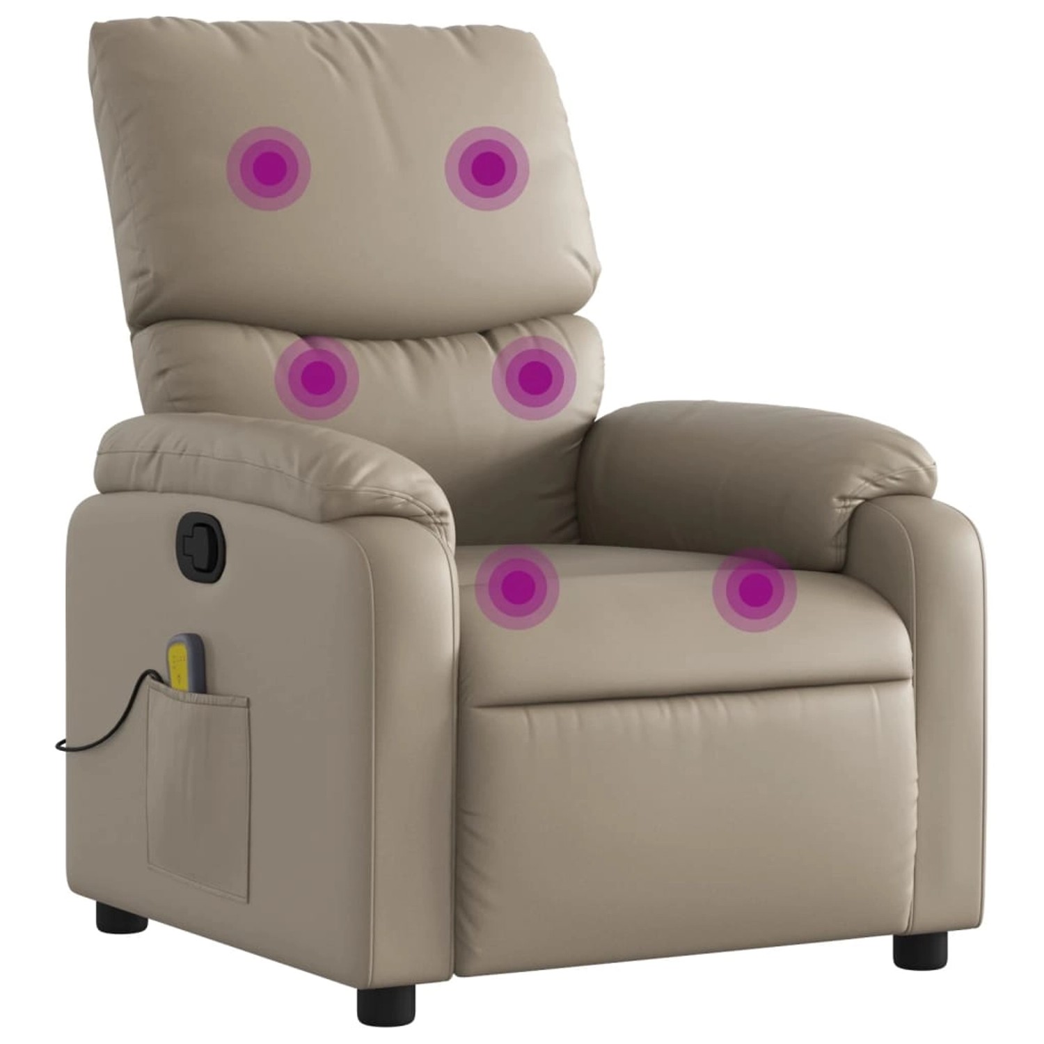 vidaXL Massagesessel Cappuccino-Braun Kunstleder Modell 8 vidaXL Massagesessel Cappuccino-Braun Kunstleder Modell 8 von VIDAXL