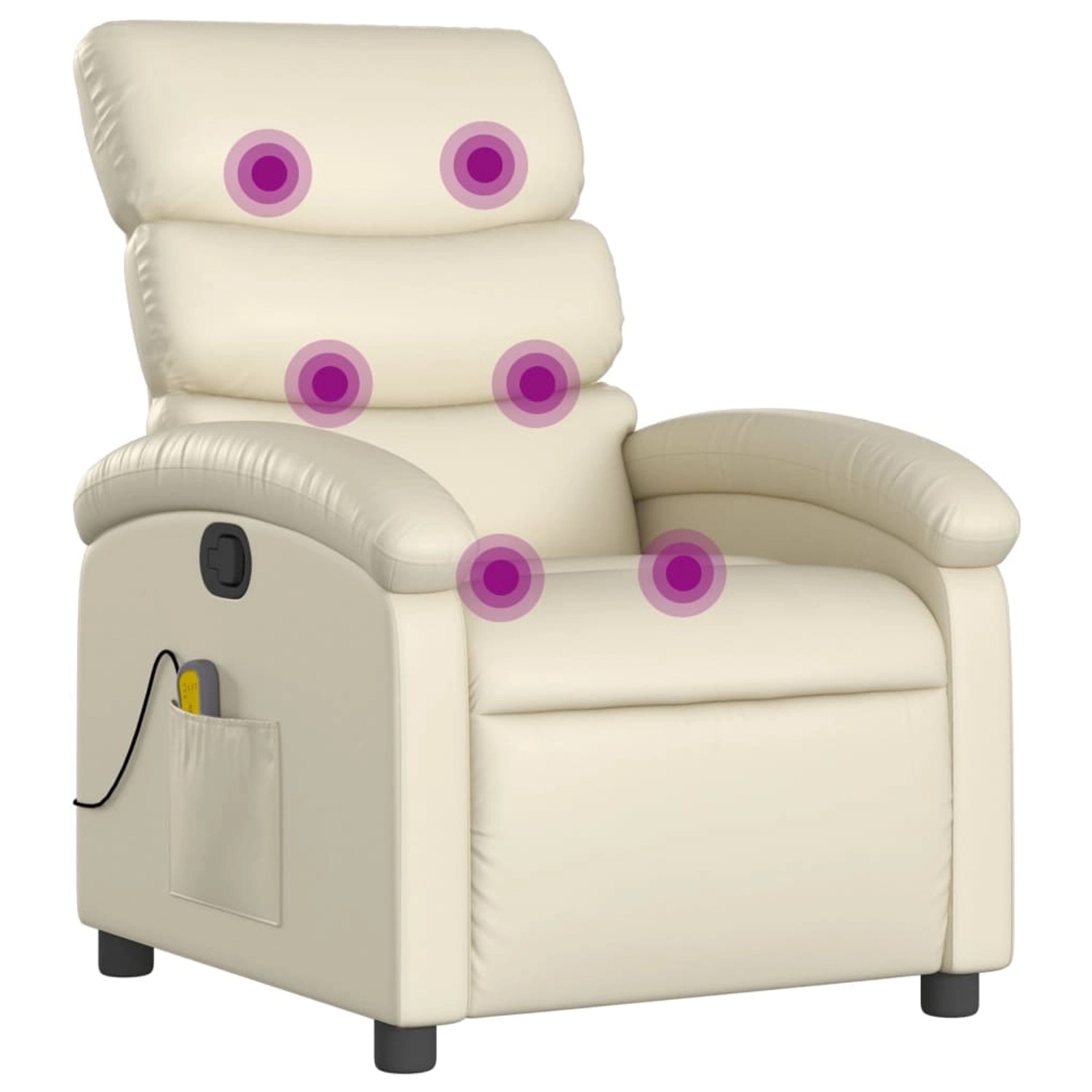vidaXL Massagesessel Creme Kunstleder Modell 3 vidaXL Massagesessel Creme Kunstleder Modell 3 von VIDAXL