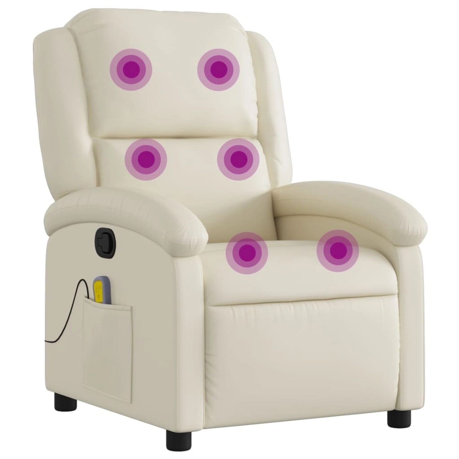 vidaXL Massagesessel Creme Kunstleder Modell 4 vidaXL Massagesessel Creme Kunstleder Modell 4 von VIDAXL