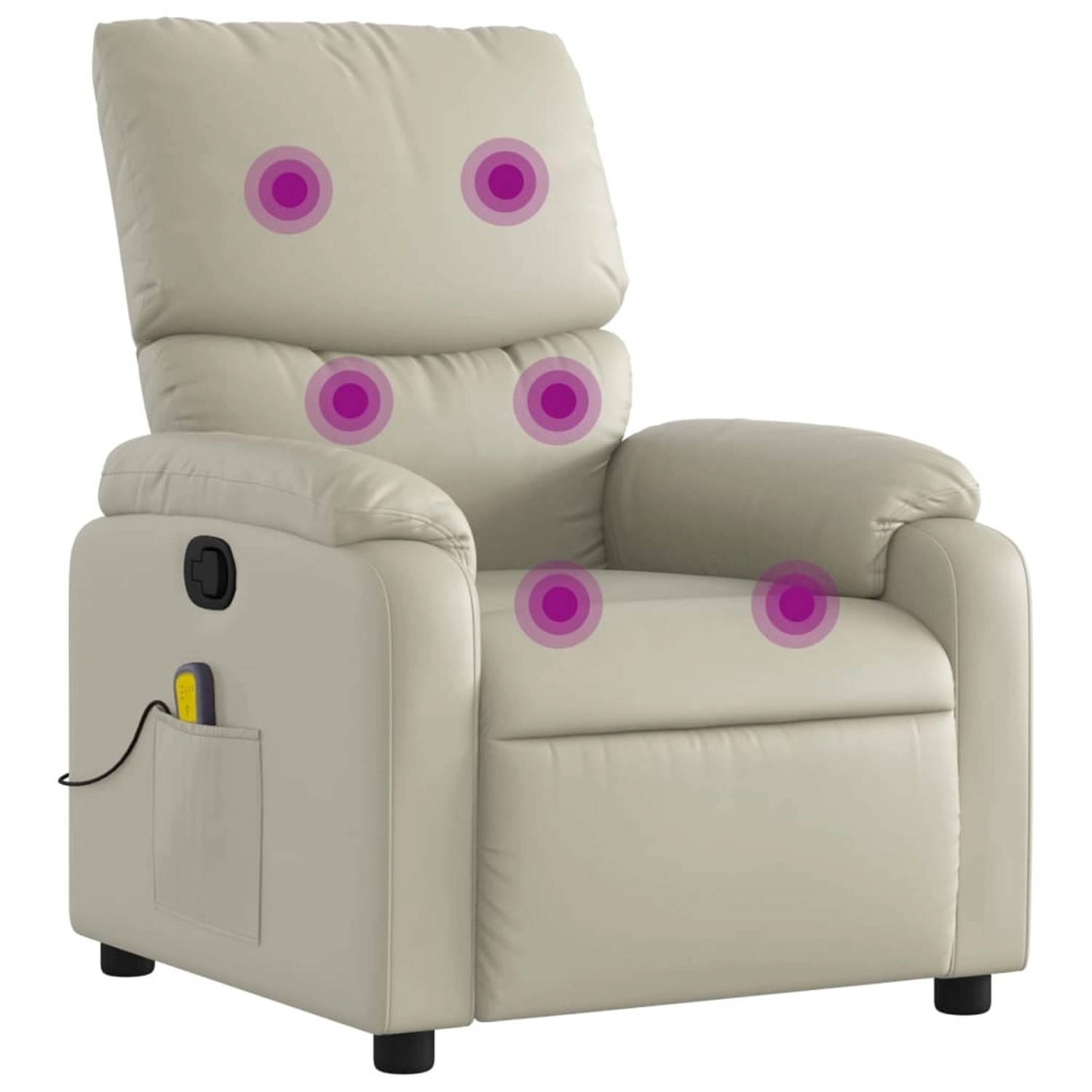vidaXL Massagesessel Creme Kunstleder Modell 6 vidaXL Massagesessel Creme Kunstleder Modell 6 von VIDAXL