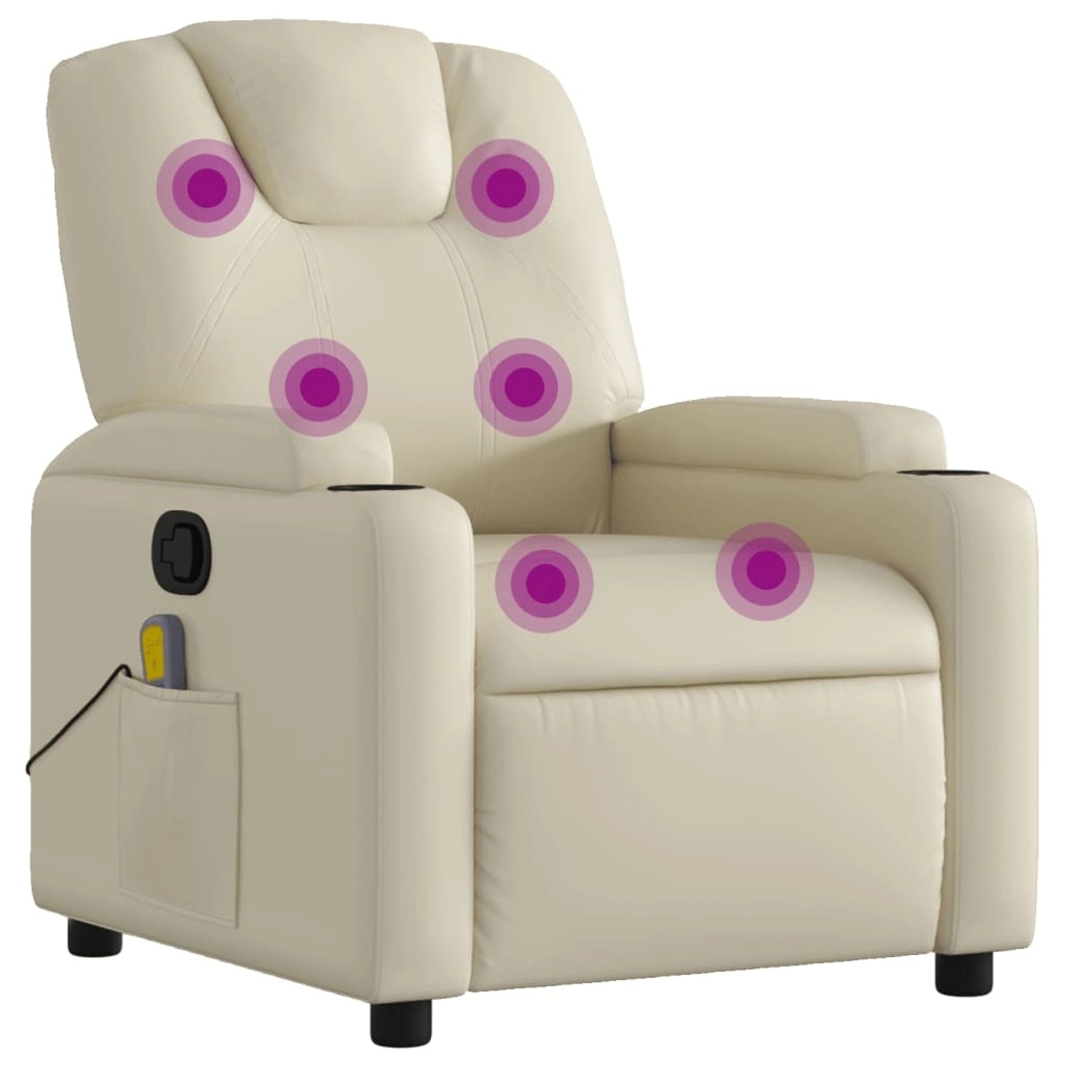 vidaXL Massagesessel Creme Kunstleder Modell 8 vidaXL Massagesessel Creme Kunstleder Modell 8 von VIDAXL