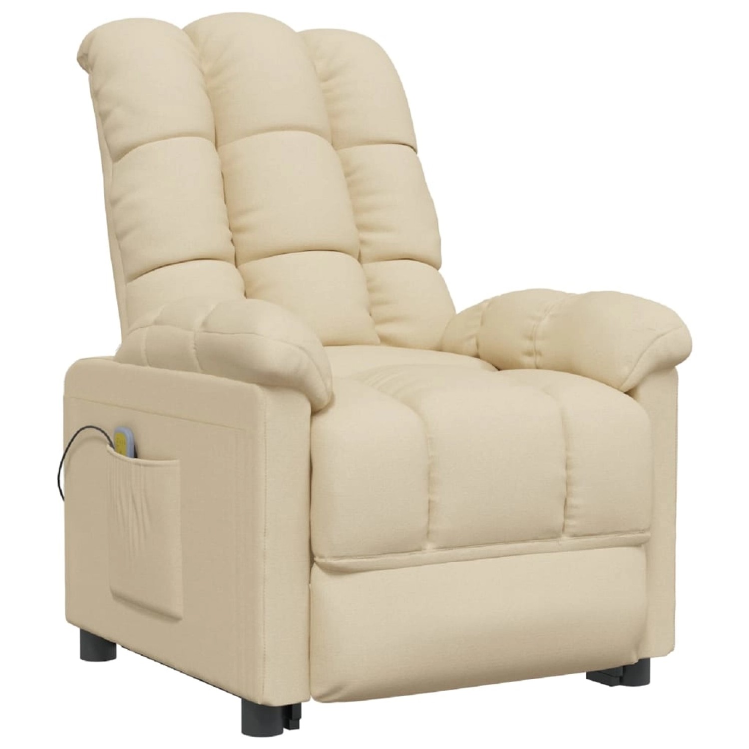 vidaXL Massagesessel Creme Stoff Modell 35 vidaXL Massagesessel Creme Stoff Modell 35 von VIDAXL