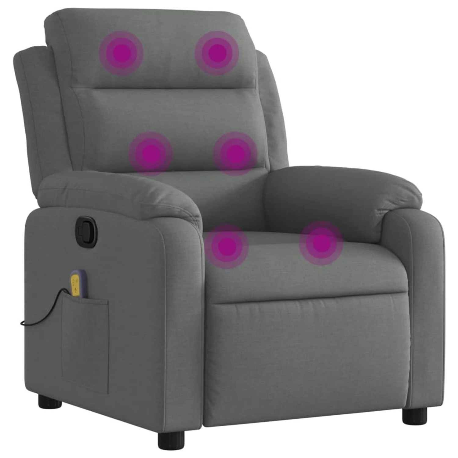 vidaXL Massagesessel Dunkelgrau Samt Modell 12 vidaXL Massagesessel Dunkelgrau Samt Modell 12 von VIDAXL
