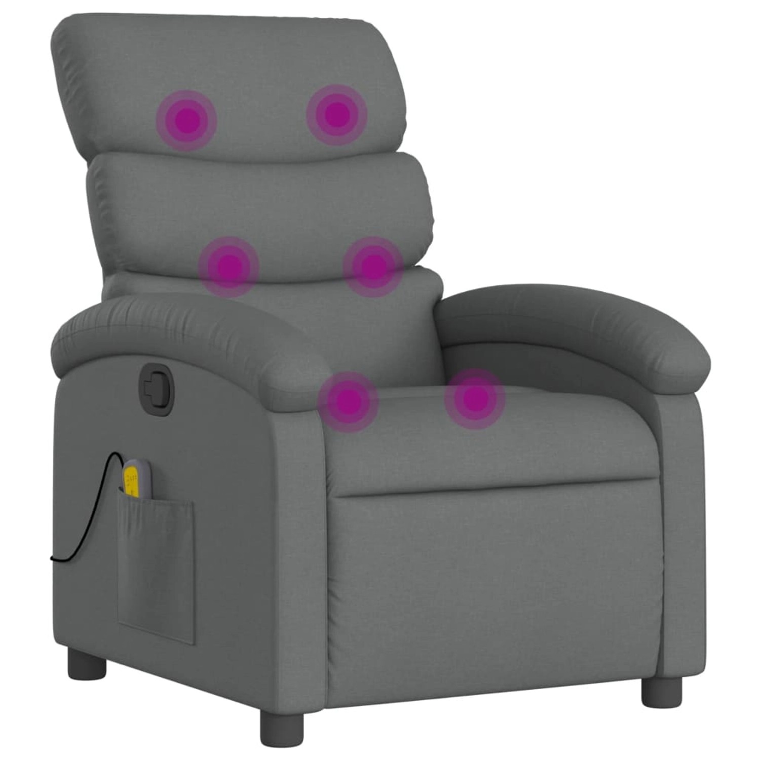 vidaXL Massagesessel Dunkelgrau Samt Modell 3 vidaXL Massagesessel Dunkelgrau Samt Modell 3 von VIDAXL
