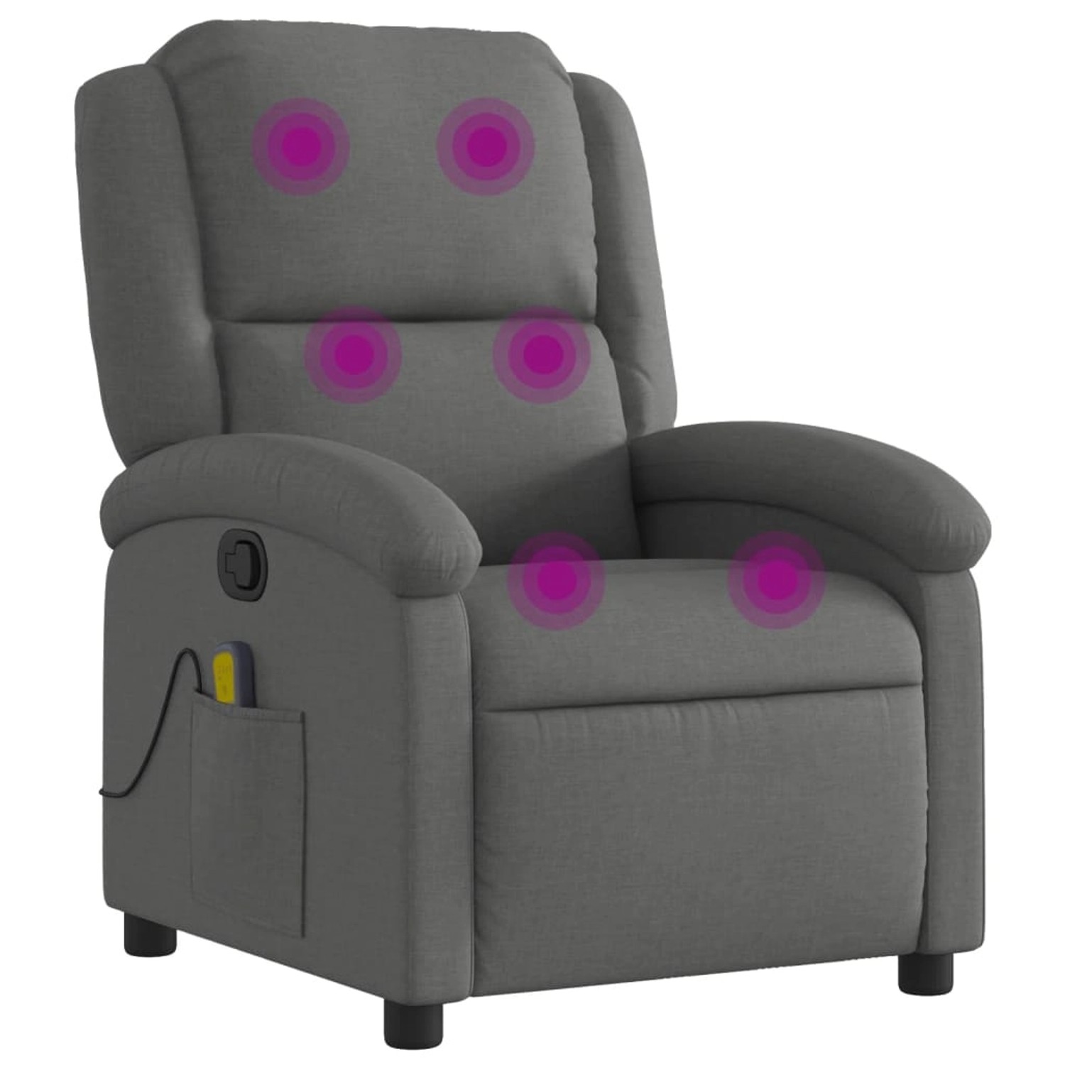 vidaXL Massagesessel Dunkelgrau Samt Modell 5 vidaXL Massagesessel Dunkelgrau Samt Modell 5 von VIDAXL