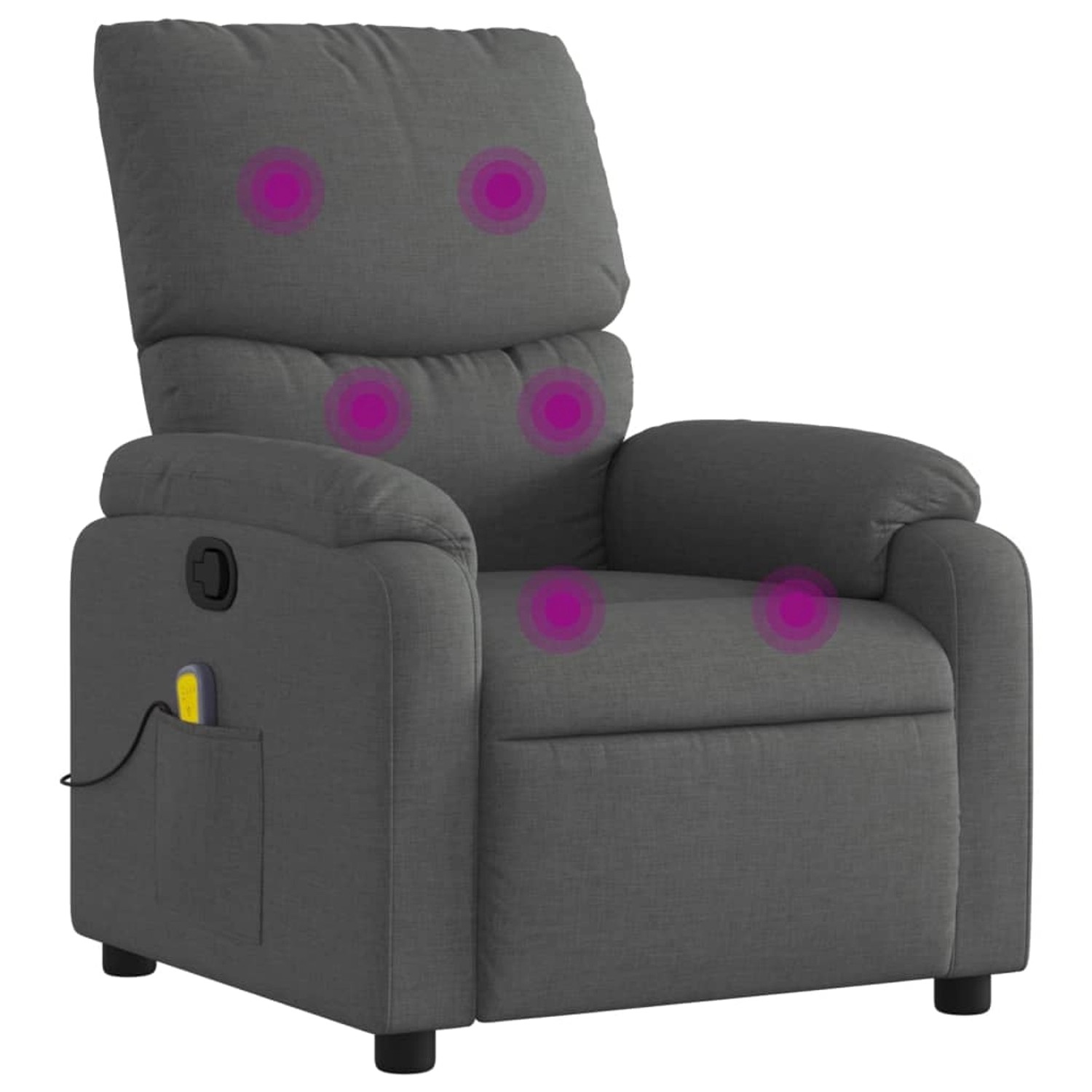 vidaXL Massagesessel Dunkelgrau Samt Modell 7 vidaXL Massagesessel Dunkelgrau Samt Modell 7 von VIDAXL