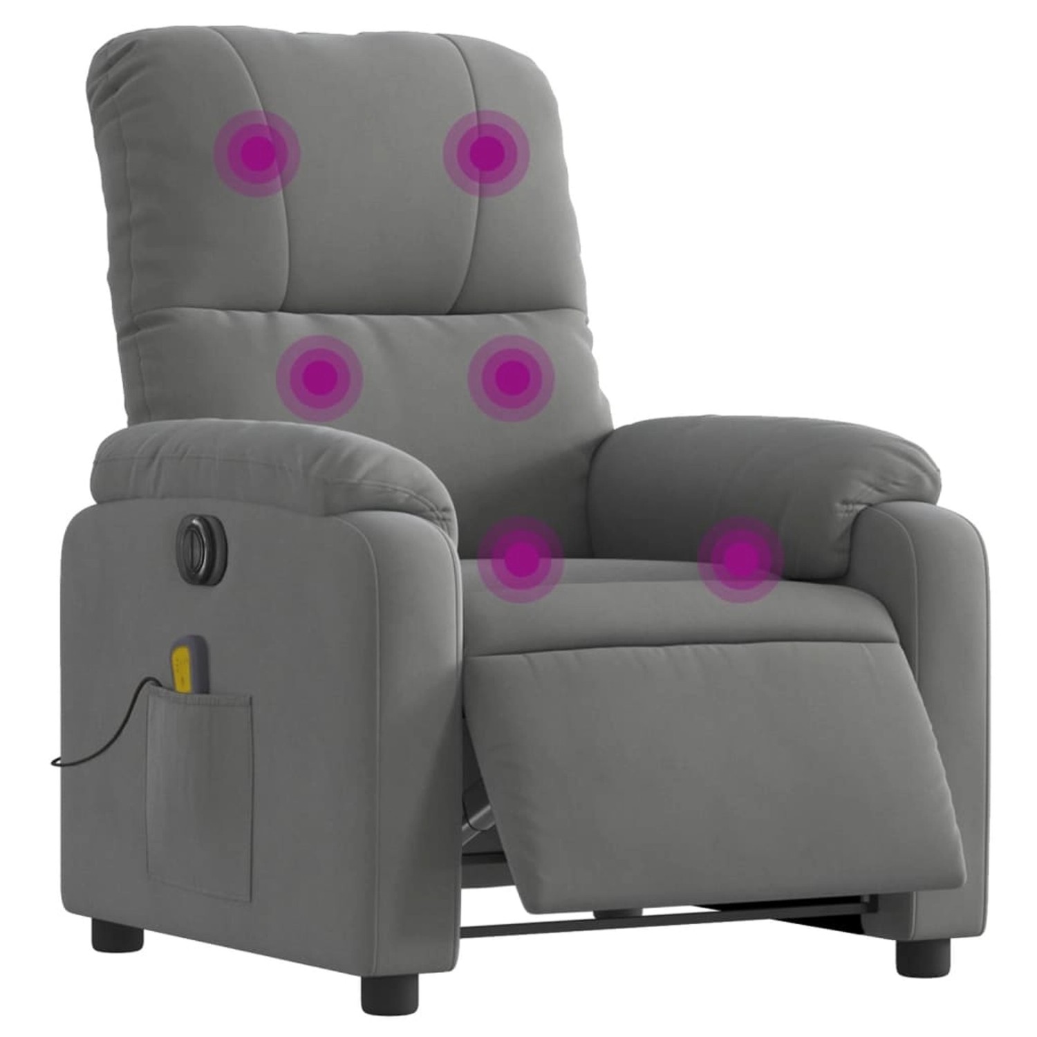 vidaXL Massagesessel Elektrisch Dunkelgrau Mikrofasergewebe vidaXL Massagesessel Elektrisch Dunkelgrau Mikrofasergewebe von VIDAXL