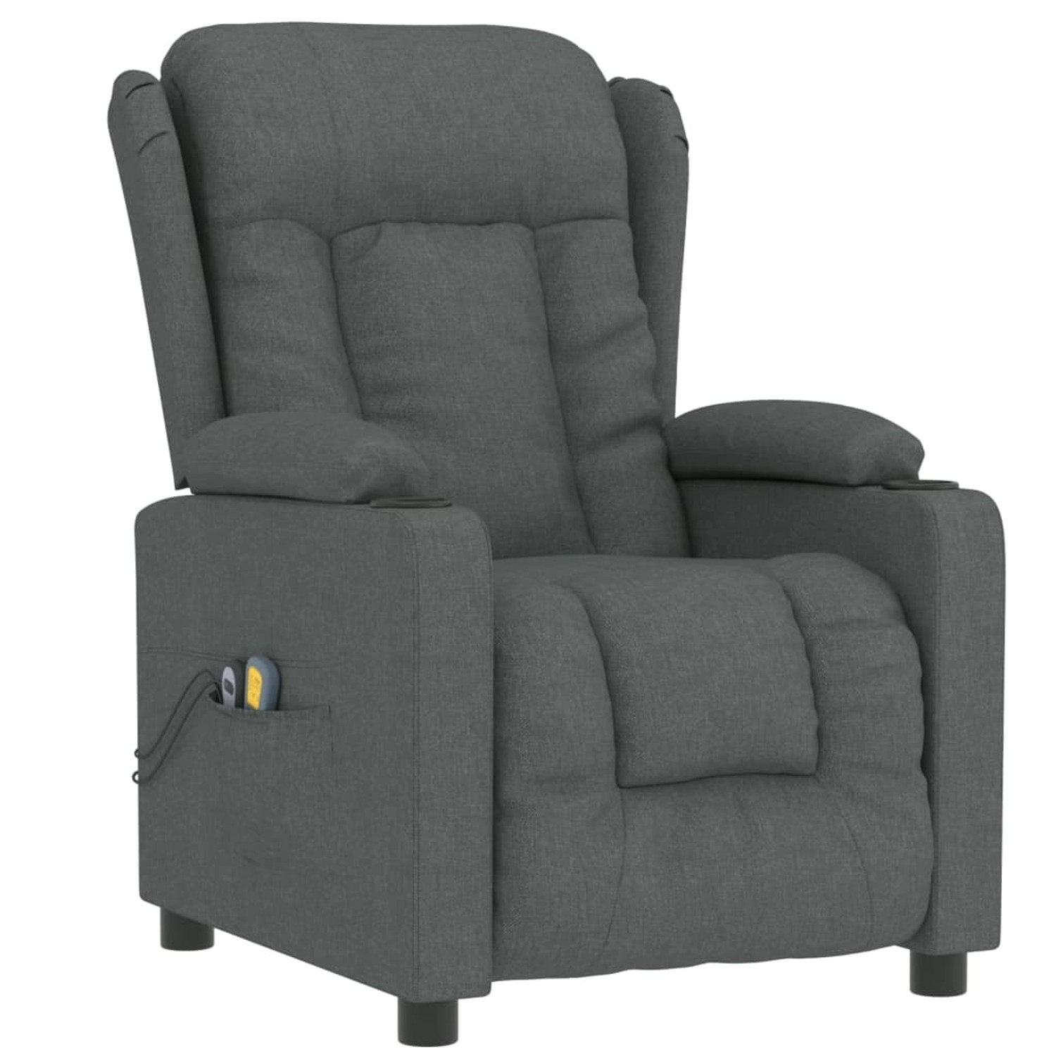 vidaXL Massagesessel Elektrisch Dunkelgrau Stoff Modell 25 vidaXL Massagesessel Elektrisch Dunkelgrau Stoff Modell 25 von VIDAXL