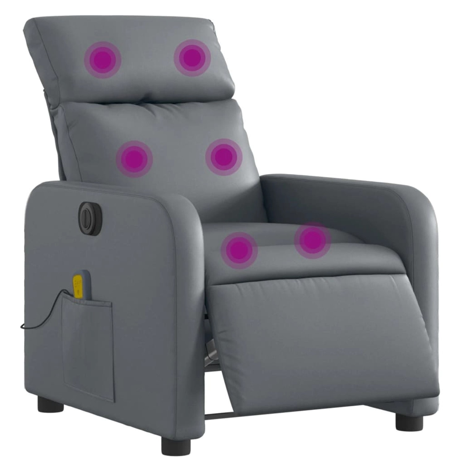 vidaXL Massagesessel Elektrisch Grau Kunstleder Modell 12 vidaXL Massagesessel Elektrisch Grau Kunstleder Modell 12 von VIDAXL