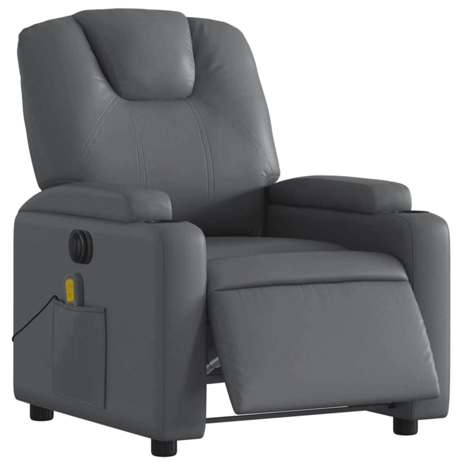 vidaXL Massagesessel Elektrisch Grau Kunstleder Modell 7 von VIDAXL
