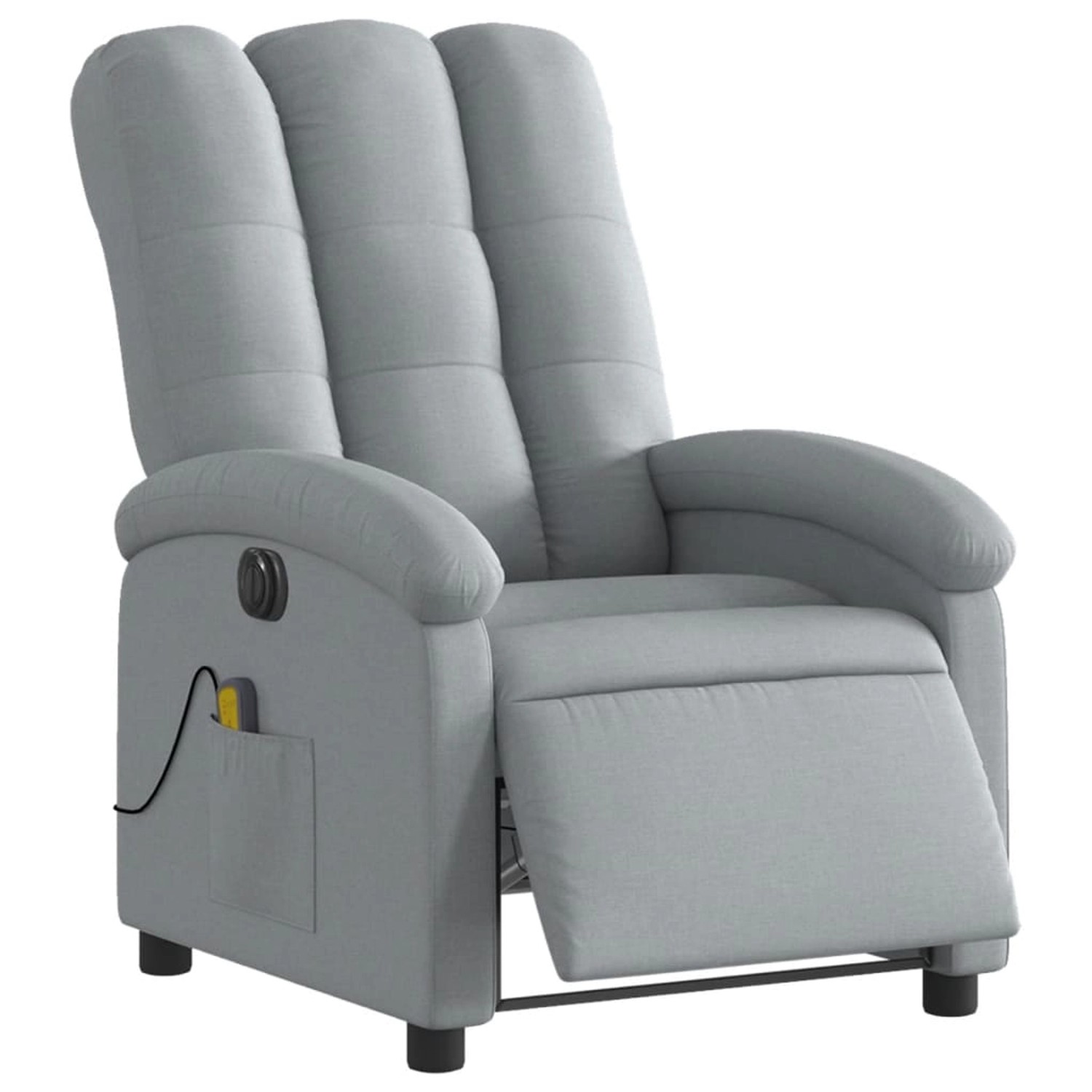 vidaXL Massagesessel Elektrisch Hellgrau Samt Modell 8 vidaXL Massagesessel Elektrisch Hellgrau Samt Modell 8 von VIDAXL