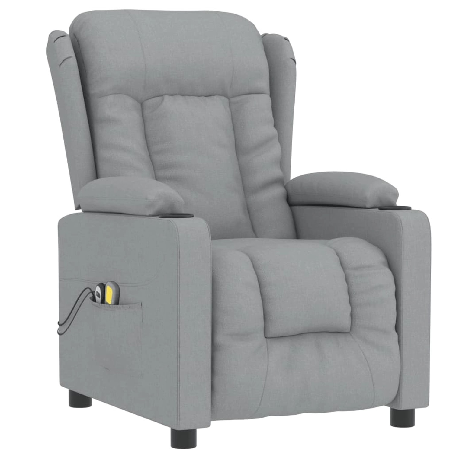 vidaXL Massagesessel Elektrisch Hellgrau Stoff Modell 24 vidaXL Massagesessel Elektrisch Hellgrau Stoff Modell 24 von VIDAXL